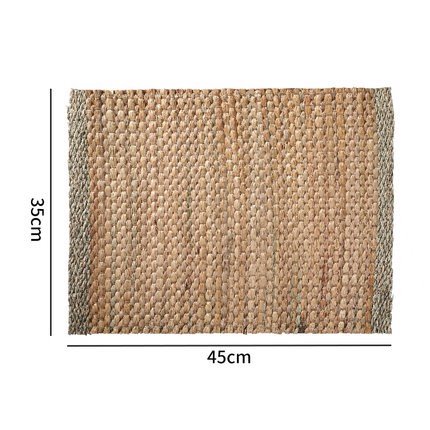 Table Mat Lót bàn ăn bèo chữ nhật - lót bàn ăn mây tre