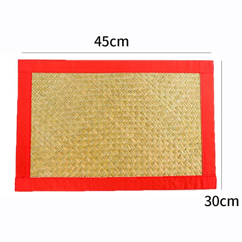 Table Mat Lót bàn ăn cói chữ nhật - lót bàn ăn mây tre